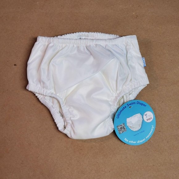 I Play Swim Diaper 12-18 Months White - Picture 1 of 5